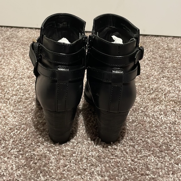 VGUC Cole Haan Black Hayes Belt Booties in Black - Picture 11 of 14